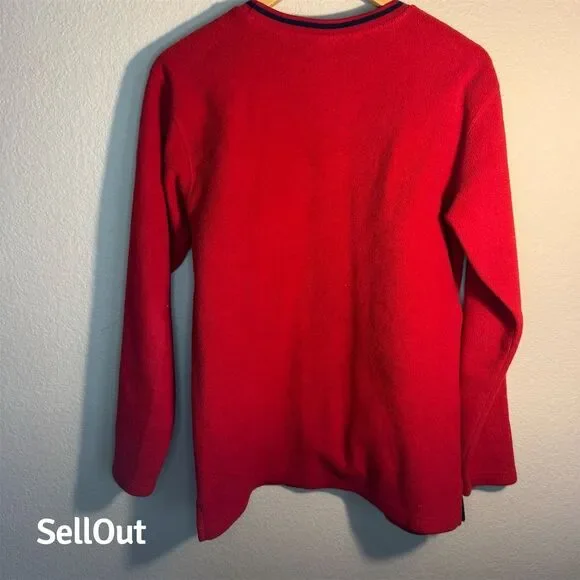 Polo Ralph Lauren Men's Red Crewneck Pullover Sweatshirt Size L - Picture 3 of 3